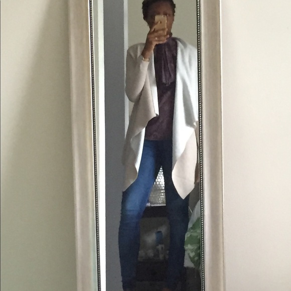 ZARA Knit Waterfall Open Cardigan - Picture 4 of 4